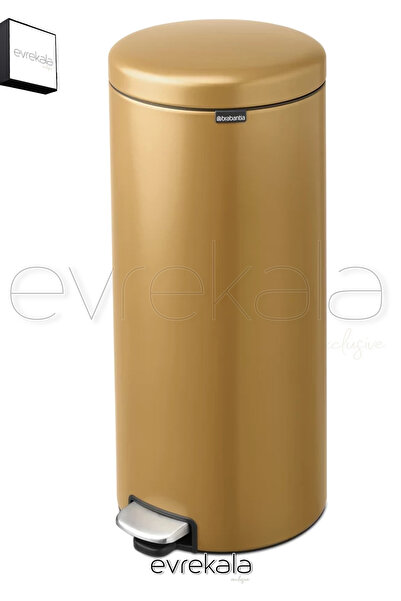 Brabantia Evrekala 30 Lt Çöp Kutusu Açık Altın Çöp Kovası Pedallı -Evrekala K...