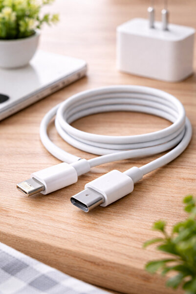 SNA Type-c to Iphone Sarj Yeni Nesil USB-C - Lightning Kablosu (1 m) 30W Hızl...