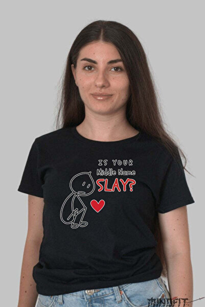 GILDAN Is Your Middle Name Slay T-Shirt Attitude And Irony At Superlative Women