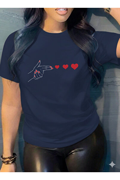 ZİYMO Crew Neck Oversized Combed Cotton T-Shirt