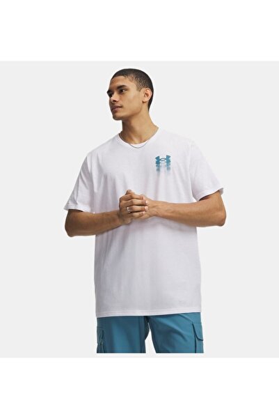 Under Armour Erkek UA Blur Logo Kısa Kollu T-Shirt 6009245-100