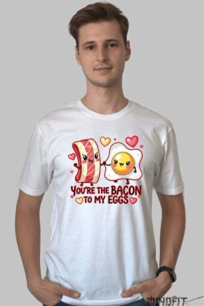 GILDAN Tricou Valentine S Day Cuplu You Re The Bacon To My Eggs Barbat
