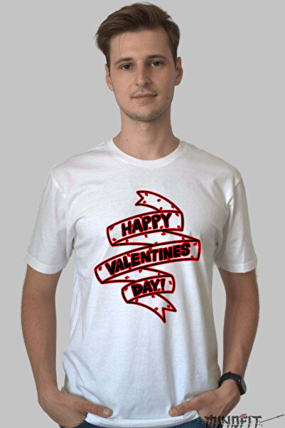 GILDAN Ημέρα του Αγίου Βαλεντίνου Χρόνια Πολλά Πανό Ανδρικό Μπλουζάκι