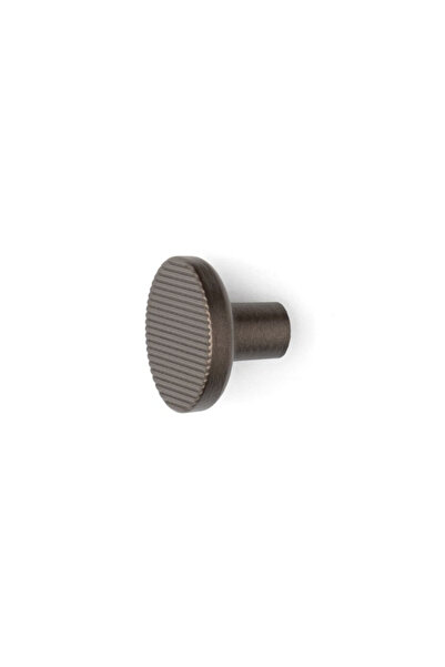 System 4724 Zamak Düğme Kulp Koyu Bronz Saten Renk Çap: 38 mm