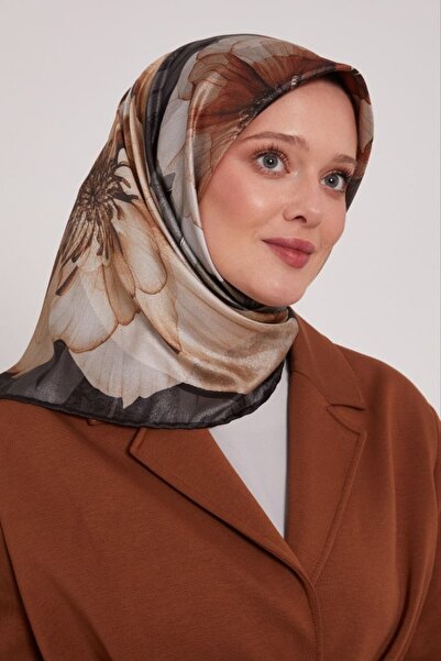 Levidor Φουλάρι με ριγέ λουλουδάτο σχέδιο με λαμπερό κρύσταλλο