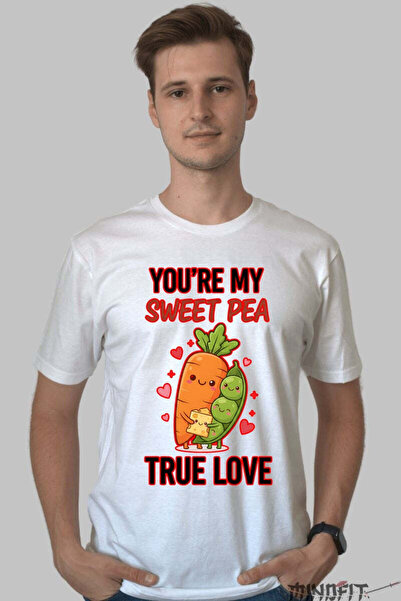GILDAN Tricou Valentine S Day Cuplu You Re My Sweet Pea True Love Barbat