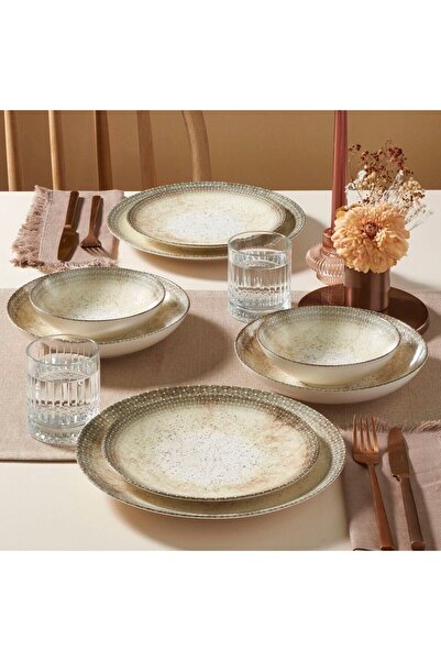 Güral Porselen Camelia 24 Parça 6 Kişilik Yemek Takımı 31823