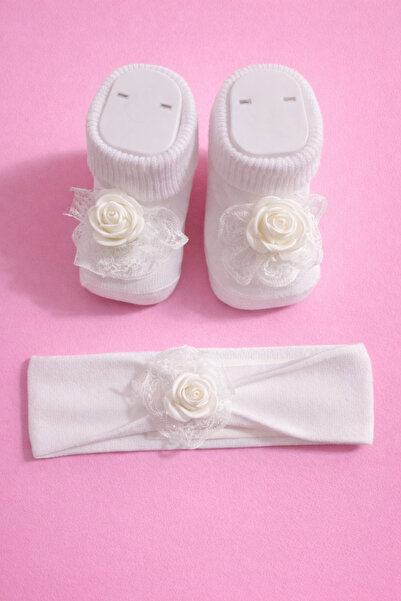 baby socks Bandanali Rose Bow Gift Baby Girl Socks Set