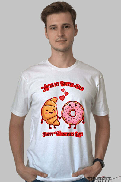 GILDAN Tricou Valentine S Day Cuplu You Re My Butter Half Barbat