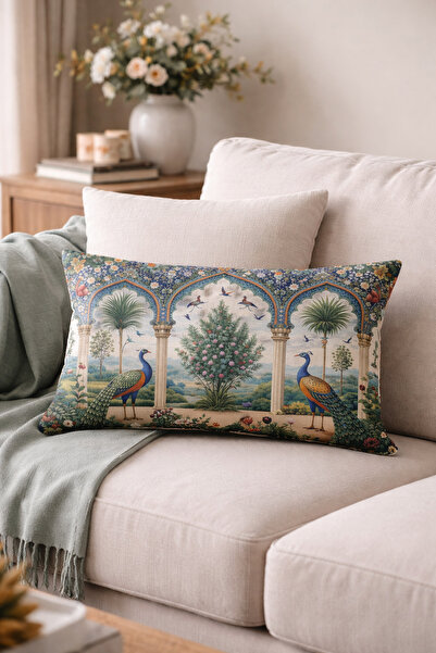 Arancione Co غطاء وسادة مستطيل ذو وجهين مطبوع 6AOD3