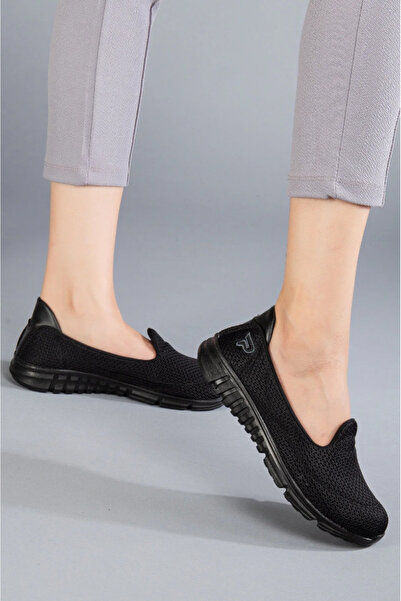 SHOUGO حذاء رياضي نسائي أسود خفيف الوزن بنعل ميموري فوم، اختر مقاس أكبر بمقاس...