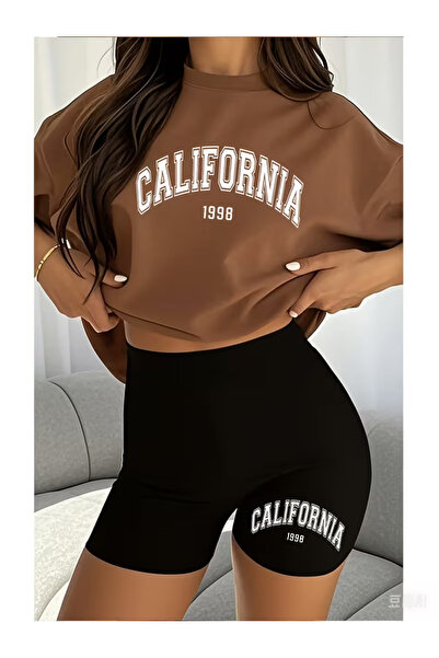 COMANCHERO Set de tricou și colanți cu imprimeu California pentru femei