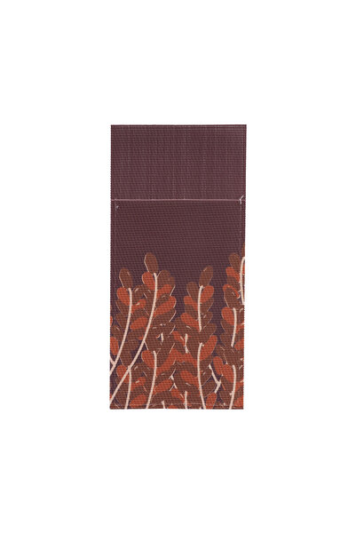 Blends جيب أدوات مائدة بني اللون بنقشة التمر من مجموعة مالاث