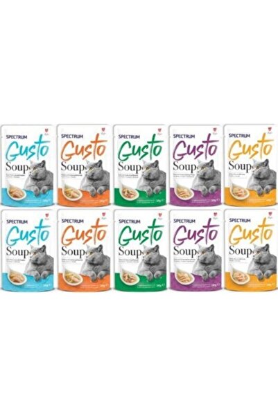 Spectrum Gusto Karışık Kedi Çorbası 50 gr - 10 Adet