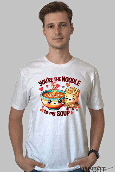 GILDAN Tricou Valentine's Day Cuplu - You-re The Noodle To My Soup Barbat