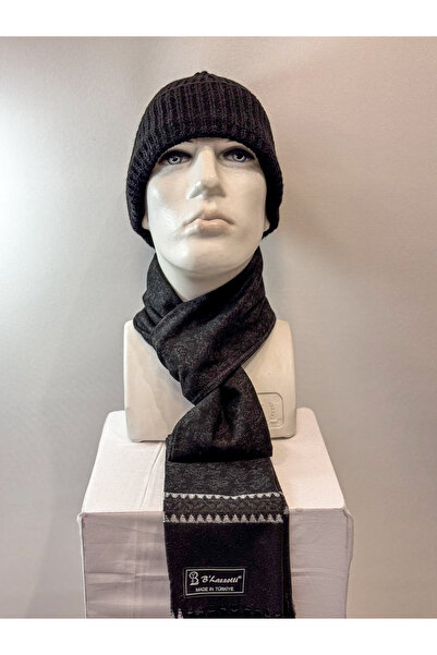B'lazzotti Men's Kaşkol Scarf Acrylic Smoked Gray