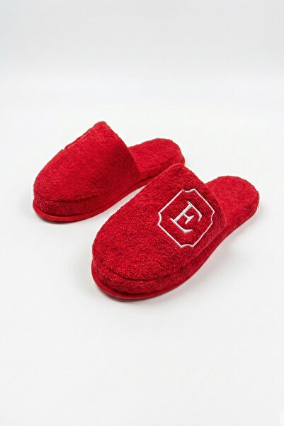 Ender Home Παντόφλες μπάνιου και σπιτιού με κεντημένο γράμμα E – 100% βαμβακε...