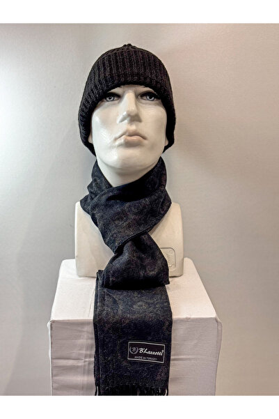 B'lazzotti Men's Kaşkol Scarf Cotton Smoked Gray