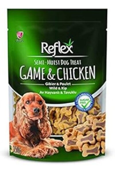 Reflex Semi-Moist Av Hayvanlı Tavuklu Köpek Ödülü 150Gr