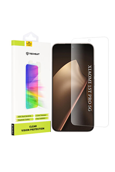 Techsuit Folie sticla Xiaomi 15T Pro Clear Vision Glass, transparenta