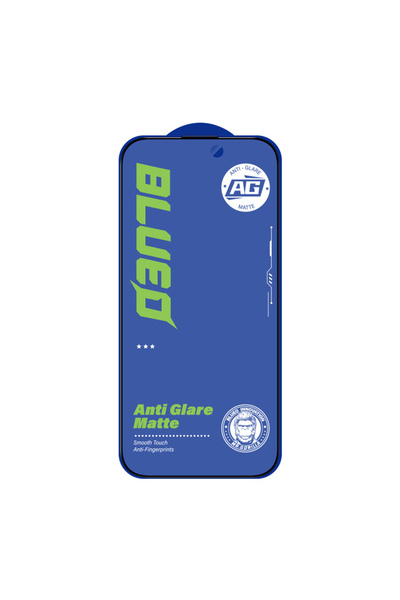 BLUEO Folie mata iPhone 14 Pro Anti-Glare Matte Glass, negru