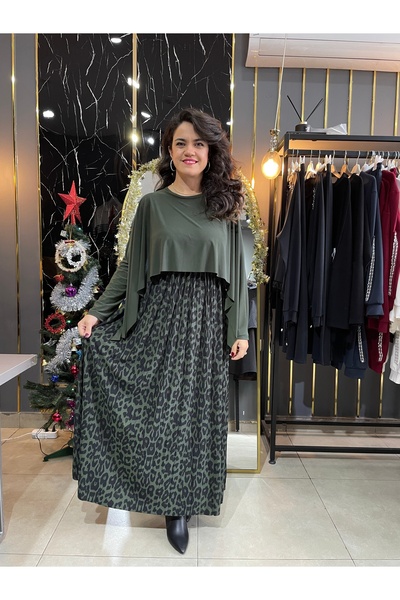 SİESTA BUTİK Leopar Elbise