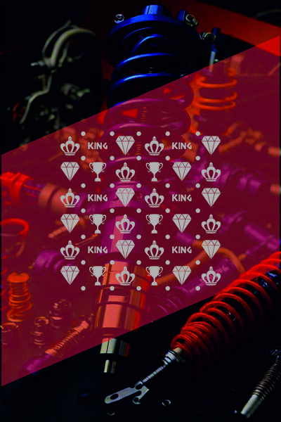 sticker King-Elmas-Taç 25X25 cm Foil Cut Universal Pattern Coating Motor-Helm...