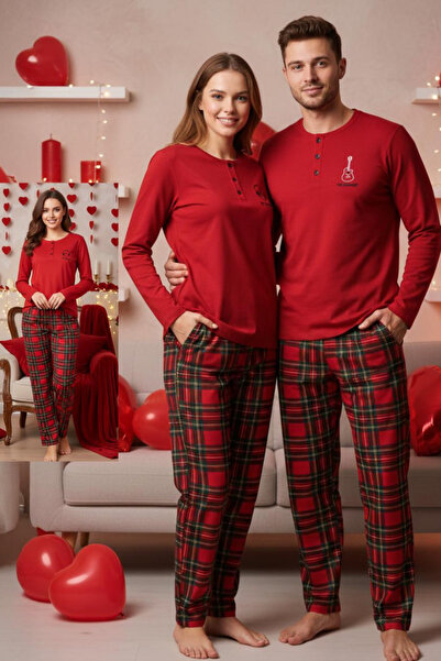 ELİTOL Women's Valentine's Day Pajama Set