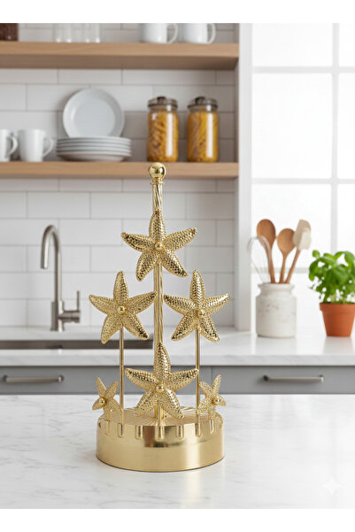 Fiyakalı Ürünler Atölyesi Metal Paper Towel Holder,Roll Napkin Holder,Tablewa...