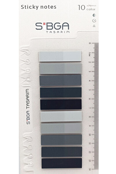 GÜMRÜK MARKET Şeffaf Renkli Postit Post-it Post it. Kitap Ayracı Ayraç Plasti...