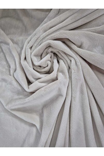 Erciyes home kumaş krem peluş en 1.60