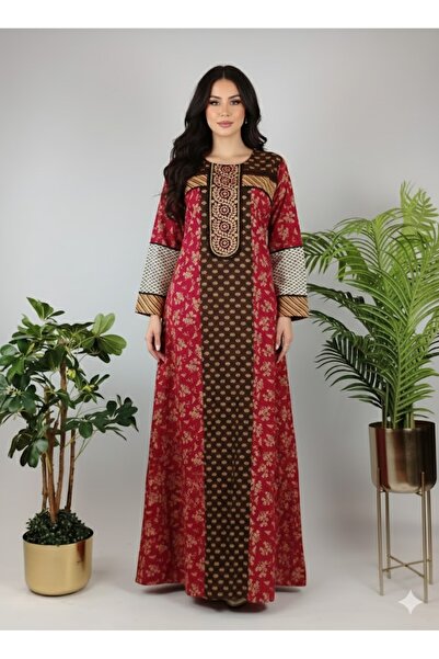 ASIAN Luxury women's jalabiya with a modern heritage design – harmonious colo...