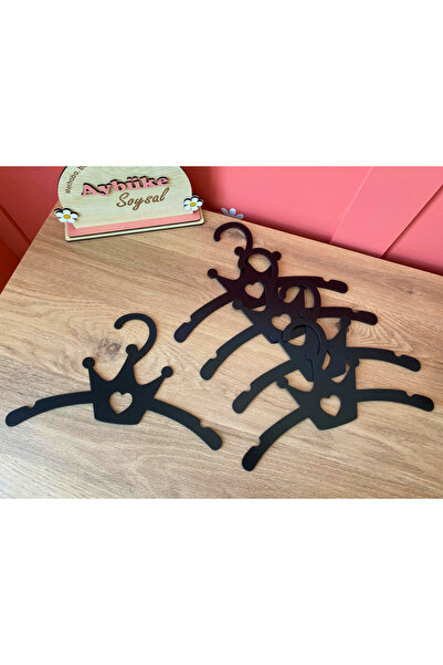 WoodenZoo Wooden Heart Themed Mdf Children's and Baby Hanger, Hanger Baby Han...