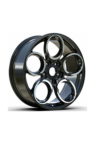 LJAPPLIED LJA-A1172-08 8.0x18" 5x98 ET40 67.1 Black 18 İnç Jant Takımı (4 Adet)