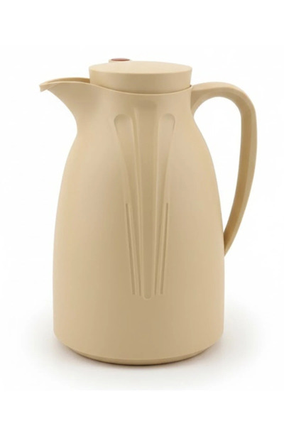 Genneric Leak-proof tea and coffee thermos that keeps drinks hot - Beige 1.5L