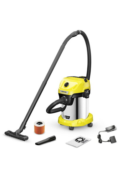 Karcher WD 3-18 S Battery Set V-17/20, 225W, 17l, Grey/Yellow