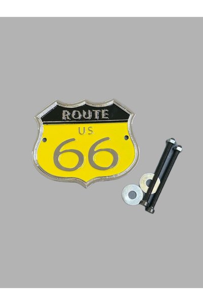 OTO SÜSLEN İSTANBUL إكسسوار سيارة من نوع Route 66 مصنوع من المعدن المصبوب مقا...