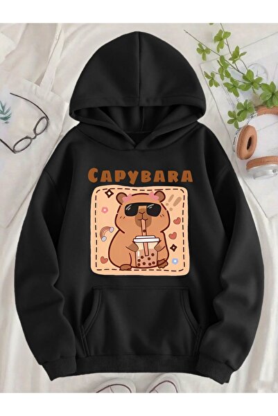 Deocept Φούτερ Unisex με τύπωμα με κουκούλα με τσέπες καγκουρό, άνετη εφαρμογ...