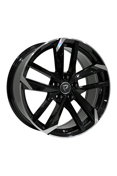LJAPPLIED LJA-A5788-05 8.0x18" 5x108 ET40 65.1 Black Machined 18 İnç Jant Tak...