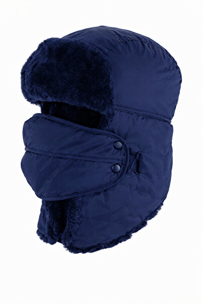 Kardelen Butik Denizli 70% Cotton 30% Acrylic, Shearling Russian Pilot Hat, W...