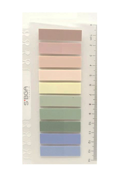 GÜMRÜK MARKET Şeffaf Renkli Postit Post-it Post It. Kitap Ayracı Ayraç Postit...