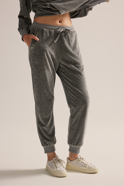 Hays Kadın Modal Kadife Cepli Uzun Eşofman Altı