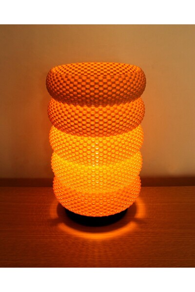 SAVLAR Ubuntu Abajur Pinterest tarzı (bioplastik)+Ampullü+