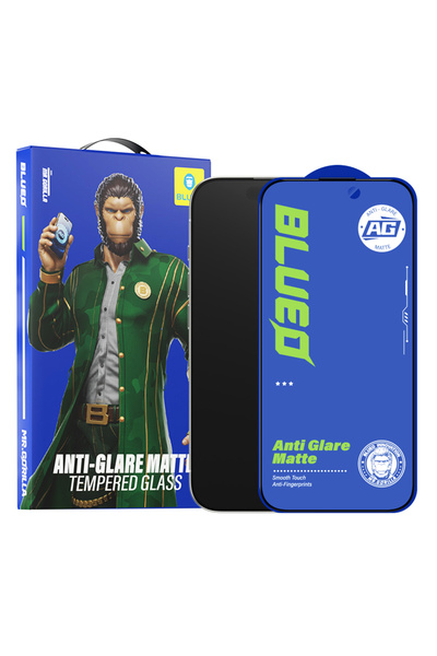 BLUEO Folie mata iPhone XS Max Anti-Glare Matte Glass, negru