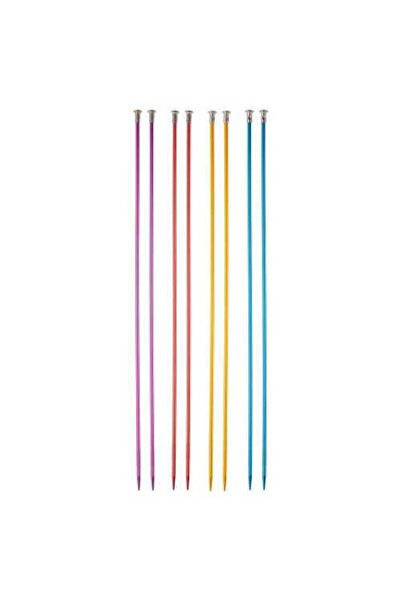 ORCHARD إبرة حياكة معدنية ملونة 35 سم 3 مم