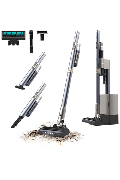 CECOTEC Scoba 2100 Station, 210W, 20kPa, fara fir, 1.55kg, cu statie de auto-...