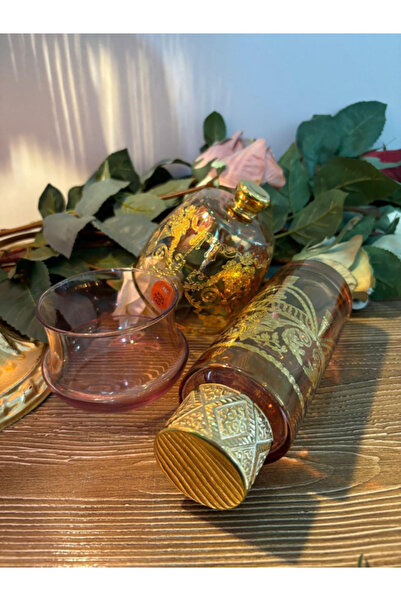 DoraHomeDekor rosabianca şekerlik ve kolonya şişesi