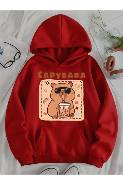 Deocept Φούτερ Unisex με τύπωμα με κουκούλα με τσέπες καγκουρό, άνετη εφαρμογ...