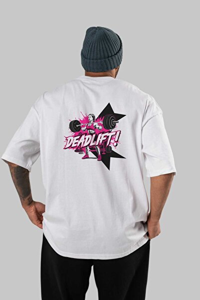 Ankhises GYM, Αθλητισμός, Fitness 39 Λευκό μπλουζάκι με στάμπα στην πλάτη, Αν...