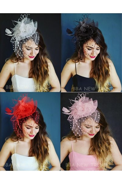 bba new trend VUALET Gelin Kepi Nikah Şapkası Vualet,gelin şapkası,nikah şapk...